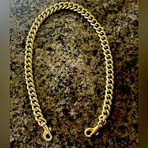 Coach gold purse chain